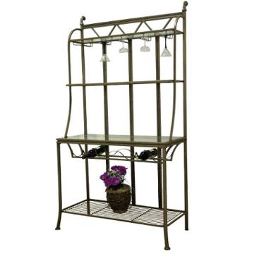 Darcy-br Chintaly Imports Furniture Darcy Dining Room Bakers Rack