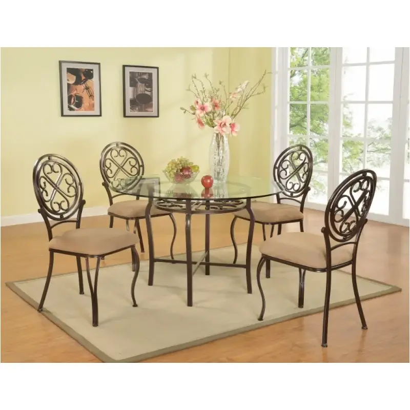 Lily-gl48-t Chintaly Imports Furniture Lily Dining Room Furniture Dinette Table