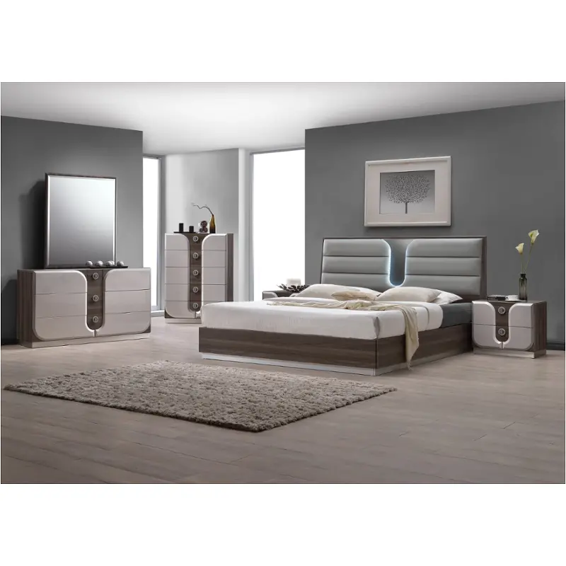 London-bed-qn-hb Chintaly Imports Furniture London Bedroom Furniture Bed
