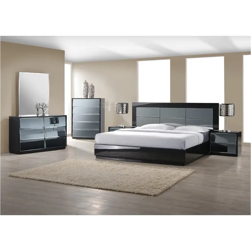 Venice-bed-qn-hb Chintaly Imports Furniture Venice Bedroom Furniture Bed