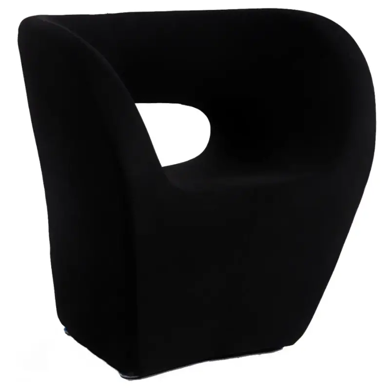2302-acc-blk Chintaly Imports Furniture 2302 Accent Furniture Accent Chair