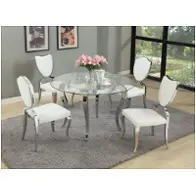 Letty-gl48-t Chintaly Imports Furniture Letty Dining Room Furniture Dinette Table