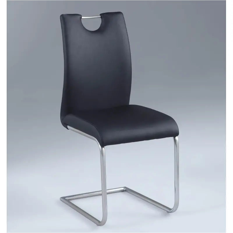 Carina-sc-blk Chintaly Imports Furniture Carina Dining Room Furniture Dinette Chair