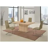 Jacquelin-dt-t-1tone Chintaly Imports Furniture Jacquelin Dining Room Furniture Dinette Table