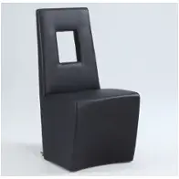 Chasity-sc-blk Chintaly Imports Furniture Chasity Dining Room Furniture Dinette Chair