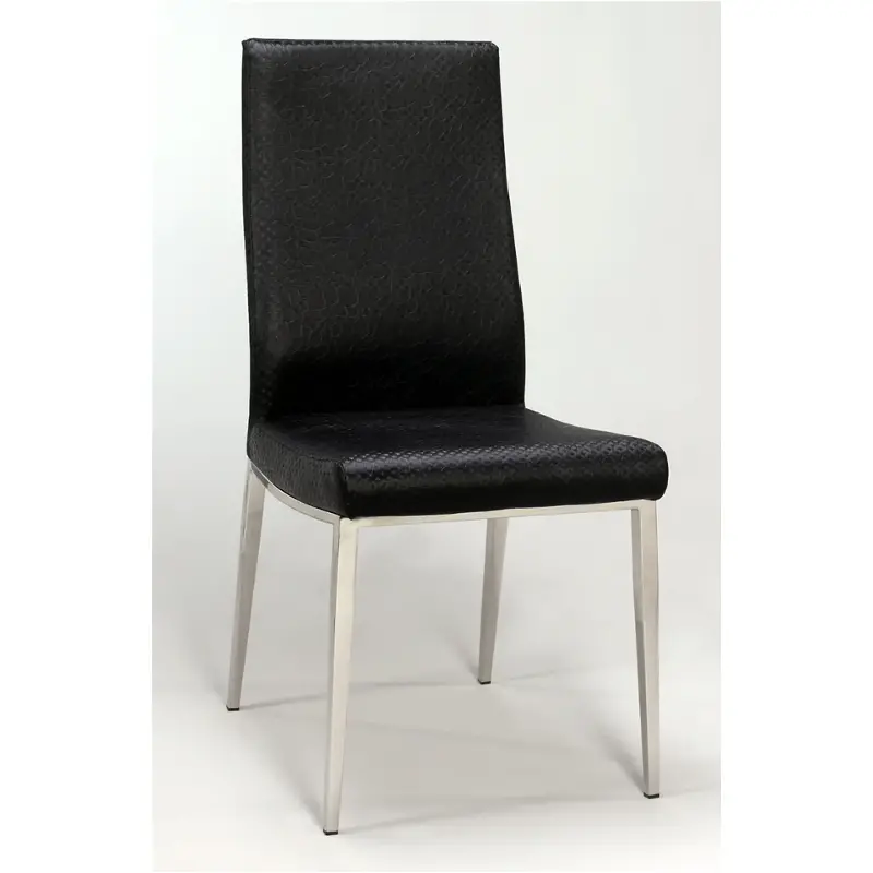 Jamila-sc-blk Chintaly Imports Furniture Jamila Dining Room Furniture Dinette Chair