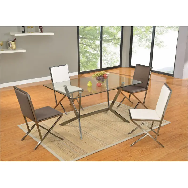 Lauren-sw3660-t Chintaly Imports Furniture Lauren Dining Room Furniture Dinette Table