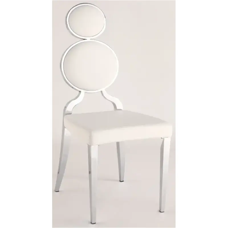 Oprah-sc-wht Chintaly Imports Furniture Oprah Dining Room Furniture Dinette Chair