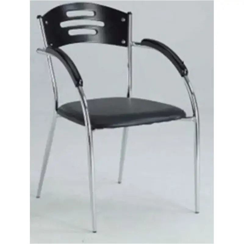 Yolanda-ac-blk Chintaly Imports Furniture Yolanda Dining Room Furniture Dinette Chair