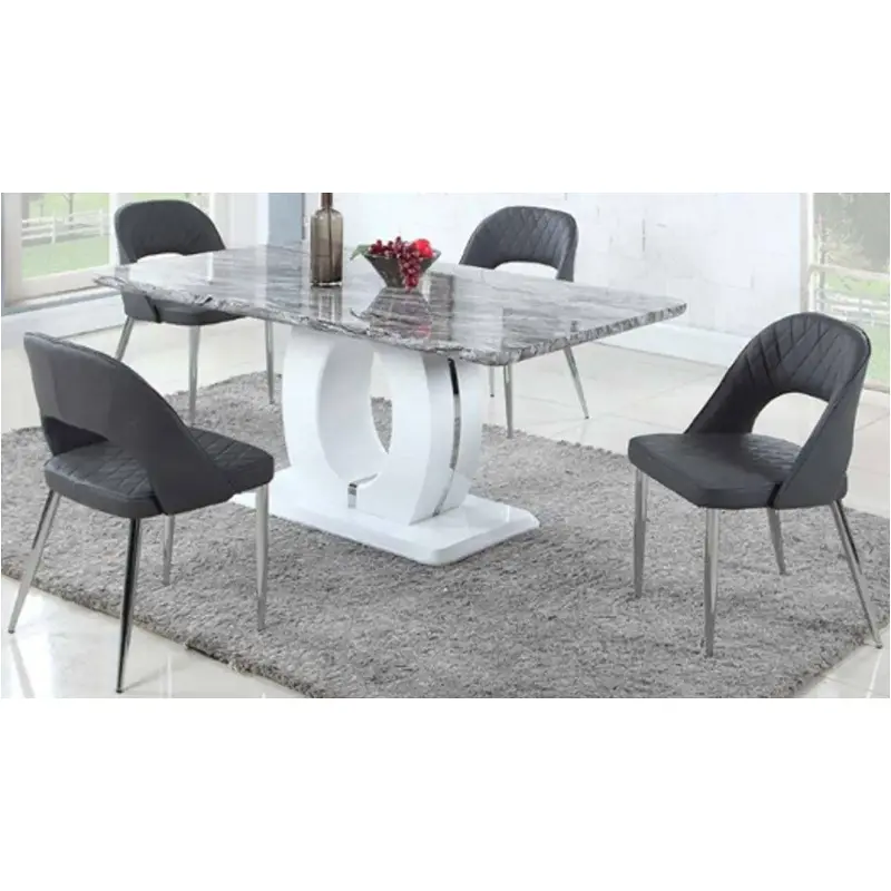 Samantha-dt Chintaly Imports Furniture Samantha Dining Room Furniture Dining Table