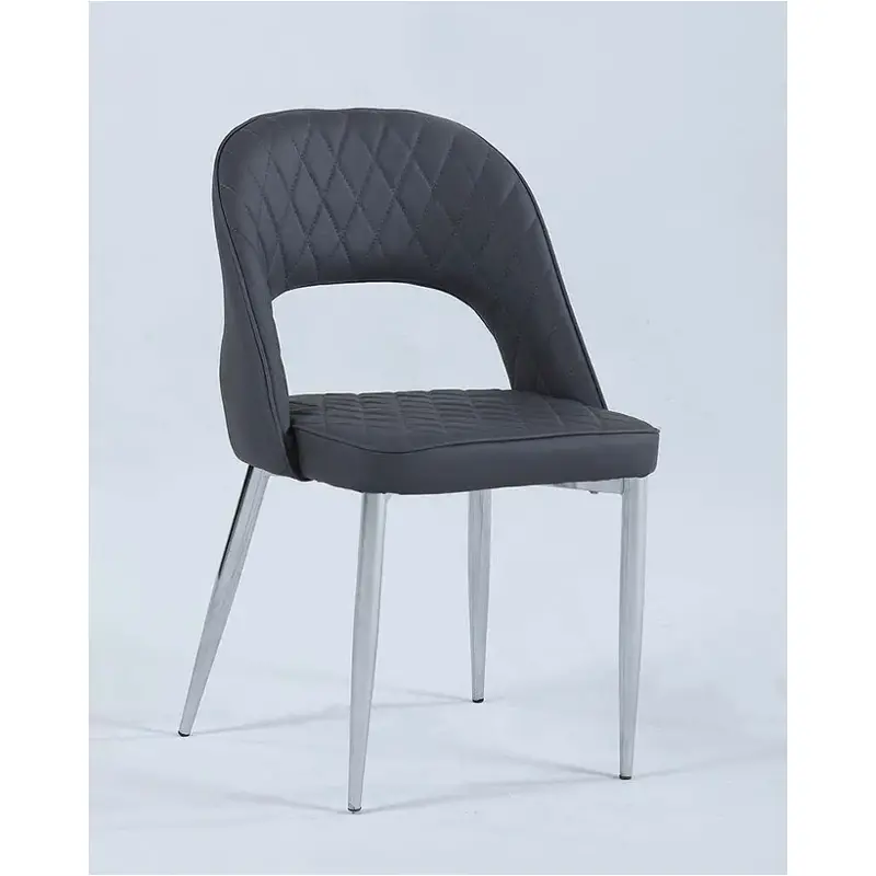 Samantha-cs-gry Chintaly Imports Furniture Samantha Dining Room Furniture Dining Chair
