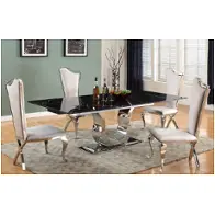 Nadia-dt-t Chintaly Imports Furniture Nadia Dining Room Furniture Dining Table