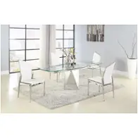 Gloria-dt-t Chintaly Imports Furniture Gloria Dining Room Furniture Dining Table