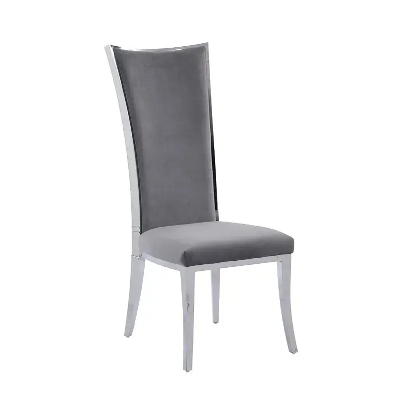 Isabel-sc-gry-pol Chintaly Imports Furniture Isabel Dining Room Furniture Dining Chair