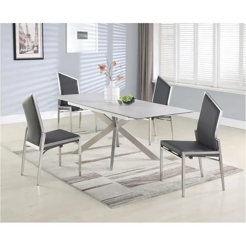Nala-dt-t Chintaly Imports Furniture Nala Dining Room Furniture Dining Table