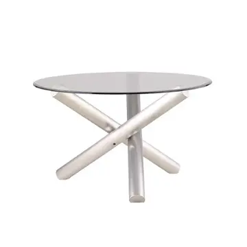 Star-dt-t-gl48-a Chintaly Imports Furniture Star Dining Room Furniture Dining Table