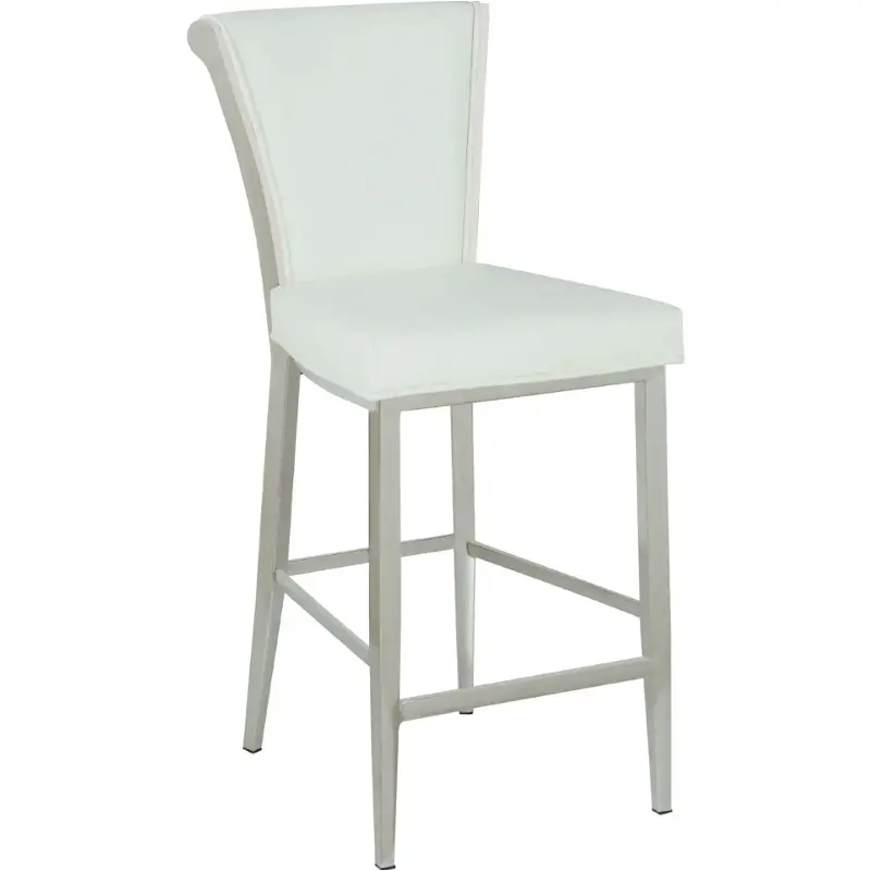 Joy-cs-wht Chintaly Imports Furniture Joy Accent Furniture Stool