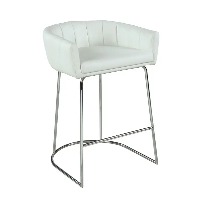 Denise-cs-wht Chintaly Imports Furniture Denise Dining Room Furniture Stool