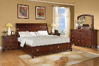 Bed / Dresser / Mirror / Nightstand