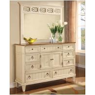 6634-80 Flexsteel Wynwood Furniture Garden Walk Bedroom Furniture Mirror