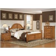 1656-91q1 Flexsteel Wynwood Furniture Hadley Pointe - Honey Pine Bedroom Furniture Bed
