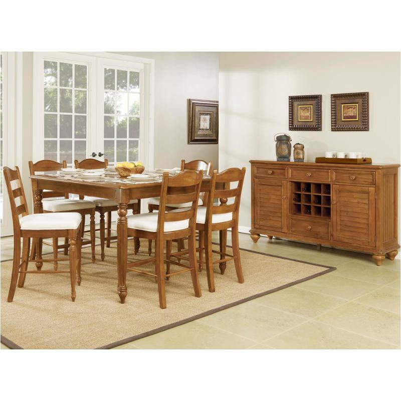 165637 Flexsteel Wynwood Furniture Gathering Table Honey Pine