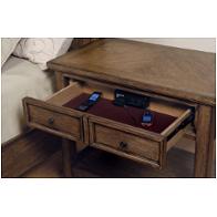 6641-63 Flexsteel Wynwood Furniture Newberry Bedroom Furniture Nightstand