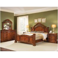1759-90q1 Flexsteel Wynwood Furniture Terrassa - Amber Cherry Light Bedroom Furniture Bed