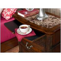 1760-63 Flexsteel Wynwood Furniture Terrassa - Amber Cherry Dark Bedroom Furniture Nightstand