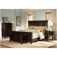 1724-90q1 Flexsteel Wynwood Furniture Tuxedo Park - Dark Chocolate Bedroom Furniture Bed