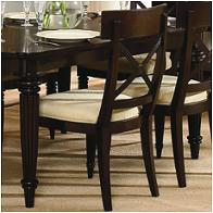 1724-40 Flexsteel Wynwood Furniture Tuxedo Park - Dark Chocolate Dining Room Furniture Dining Chair