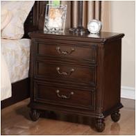 1576-63 Flexsteel Wynwood Furniture Biscayne - Antigua Cherry Finish Bedroom Furniture Nightstand