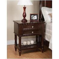 1724r-64 Flexsteel Wynwood Furniture Tuxedo Park R - Dark Chocolate Bedroom Furniture Nightstand