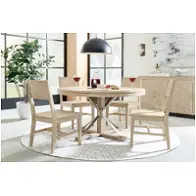 Round Table And 4 Chairs With Wood Seat