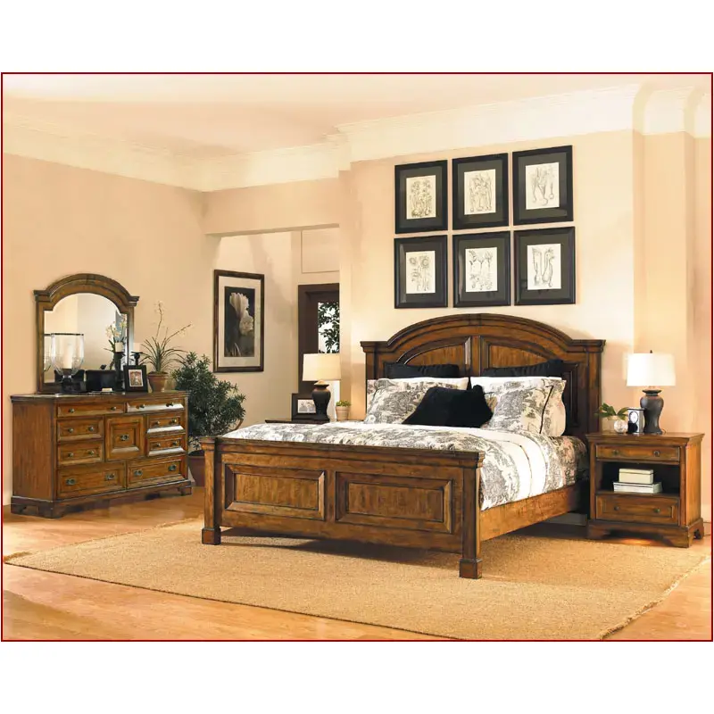 I49-413 Aspen Home Furniture Centennial Bedroom Furniture Bed