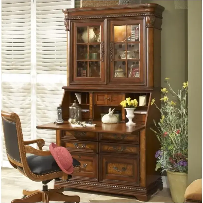 Hawthorne 66 Inch Curved Executive Home Office Set Aspenhome