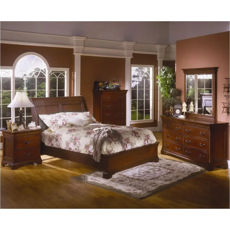 I85-411 Aspen Home Furniture Chateau De Vin Bedroom Furniture Bed