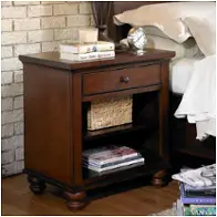 Icb-451-bch Aspen Home Furniture Cambridge - Brown Cherry Bedroom Furniture Nightstand