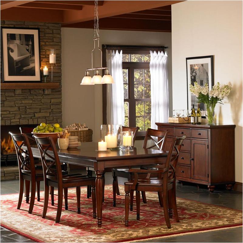 Icb6050bch Aspen Home Furniture Leg Dining Tablebrown Cherry