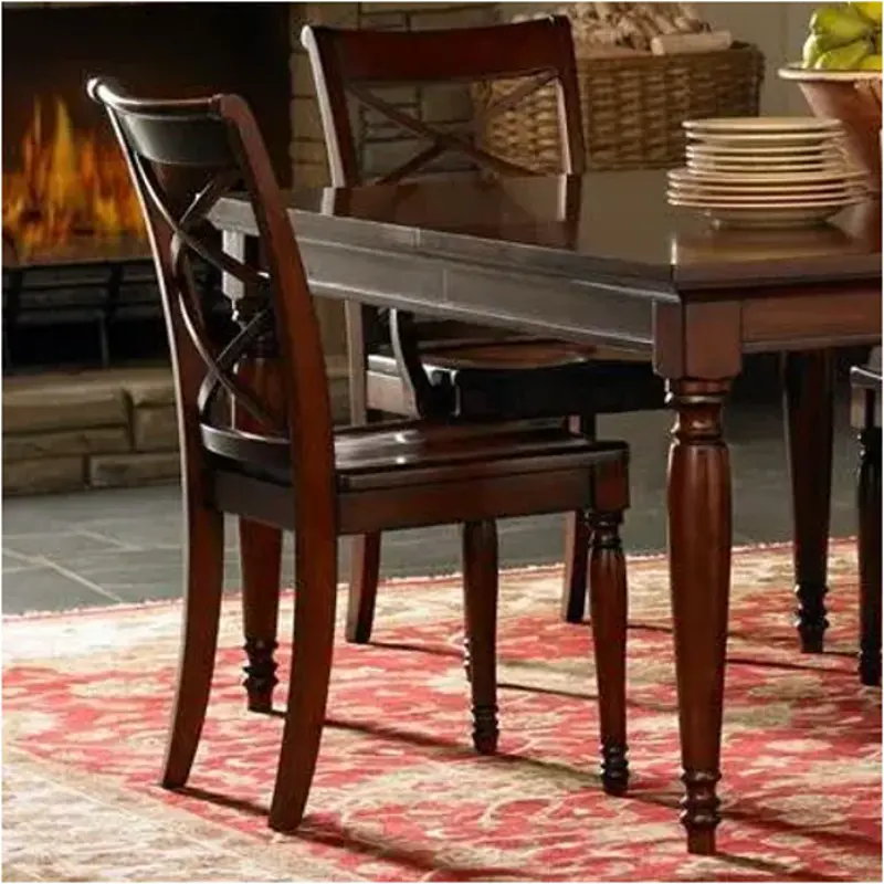 Icb 6670s Bch Aspen Home Furniture, Brown Cherry Wood Dining Chairs
