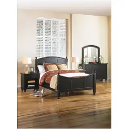Icb-415-blk-ck Aspen Home Furniture Cambridge Bedroom Furniture Bed