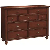 Ia200-455-brh Aspen Home Furniture Madison Bedroom Furniture Dresser