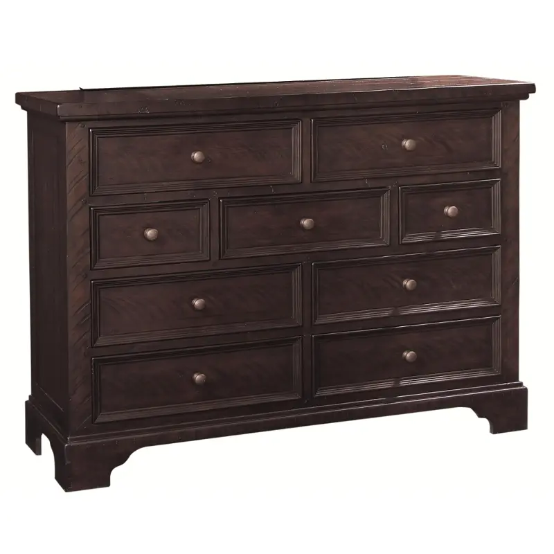I70-455-dk Aspen Home Furniture Bayfield Bedroom Furniture Dresser