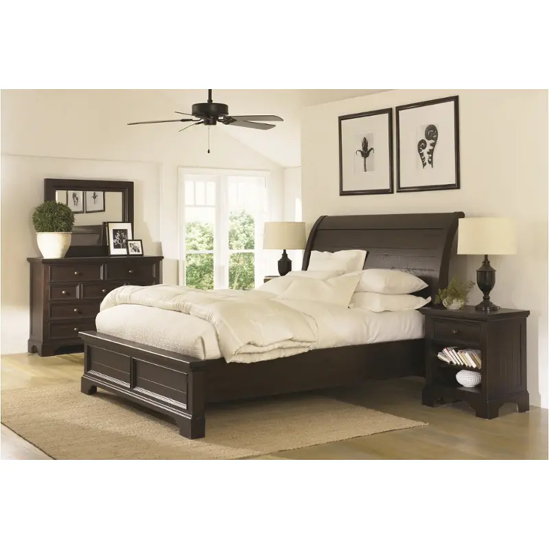 I70-404-ck-dk Aspen Home Furniture Bayfield Bedroom Furniture Bed