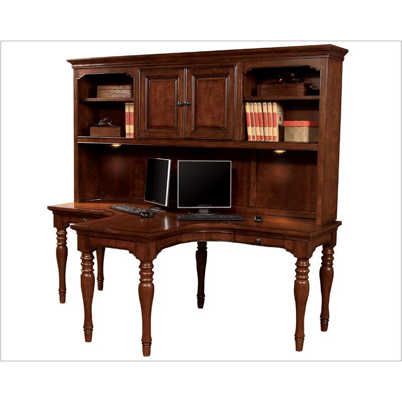 I20 380h Chy Aspen Home Furniture Dual T Desk Hutch Cherry