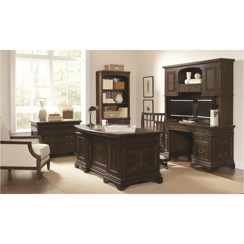 I24303 Aspen Home Furniture Essex 66in Curved Executive Desk