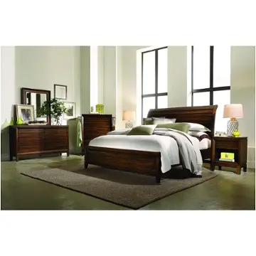 I05-404 Aspen Home Furniture Walnut Park Bedroom Furniture Bed