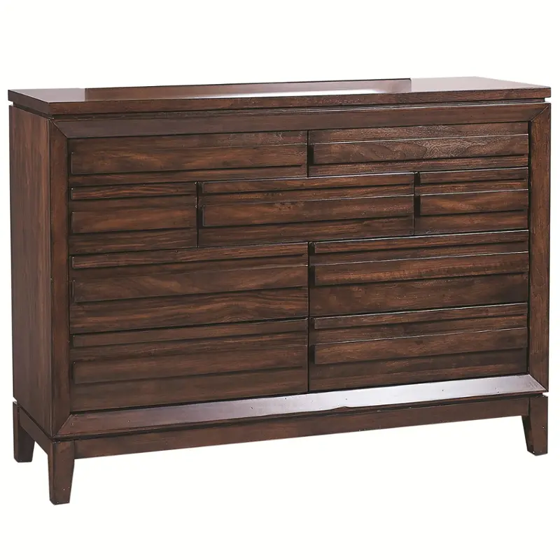 I05-455 Aspen Home Furniture Walnut Park Bedroom Furniture Dresser