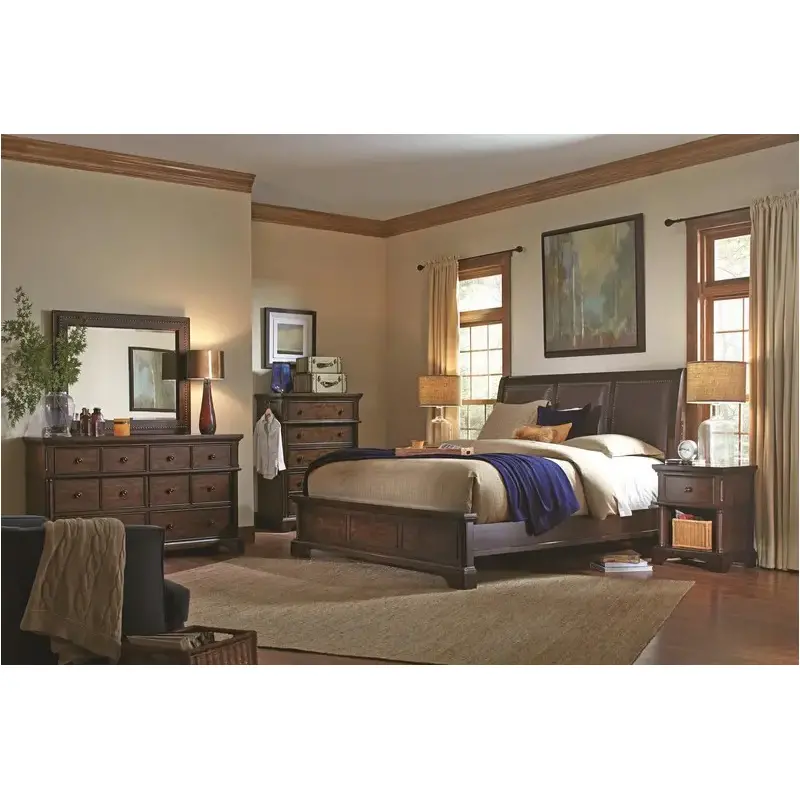 I08-425-ck Aspen Home Furniture Bancroft Bedroom Furniture Bed
