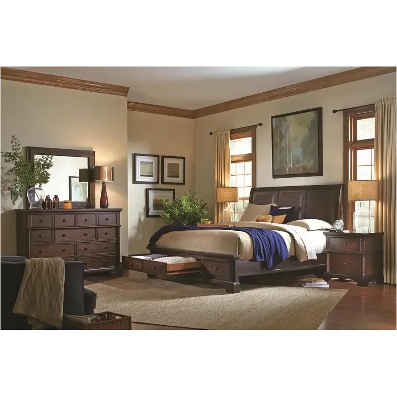 I08-425-ck-st Aspen Home Furniture Bancroft Bedroom Furniture Bed